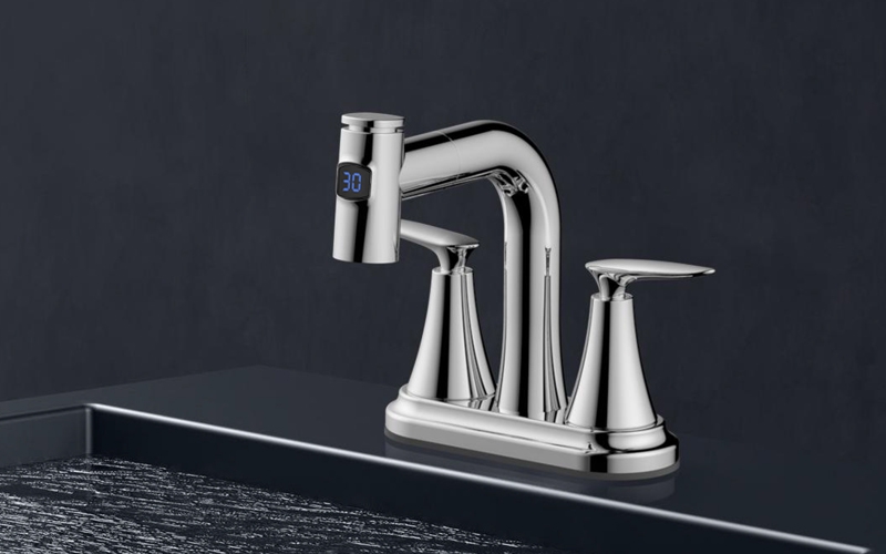 FB4251-D0 Pull Out 2 Handle  Lavatory Faucet