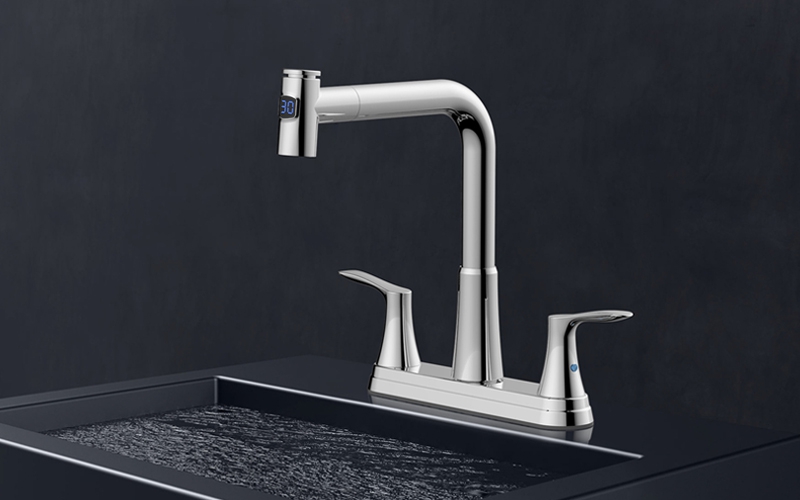 FK8205-A0 8” Pull-down  2-handleKitchen Faucet